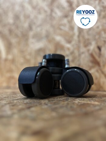 Set bureaustoel wielen Gispen Zinn voor harde vloer