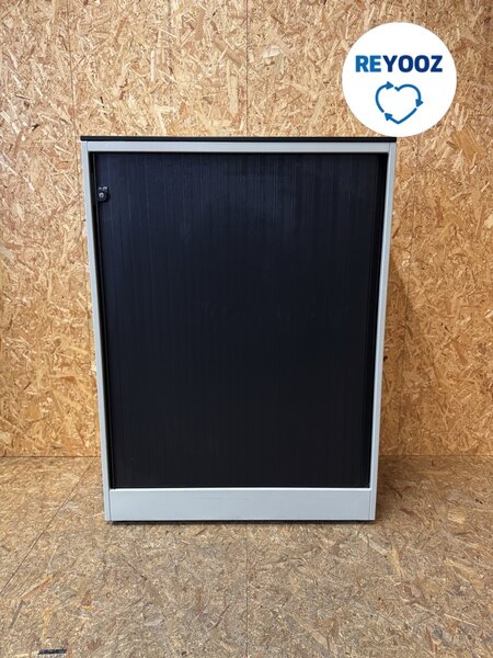 Ahrend roldeurkast - 110x80x45cm - lichtgrijs