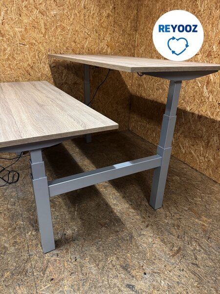 Actiforce 470 SLS duo zit-sta bureau - zilvergrijs