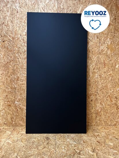 Greengridz bureaublad 160x80cm Fenix zwart circulair