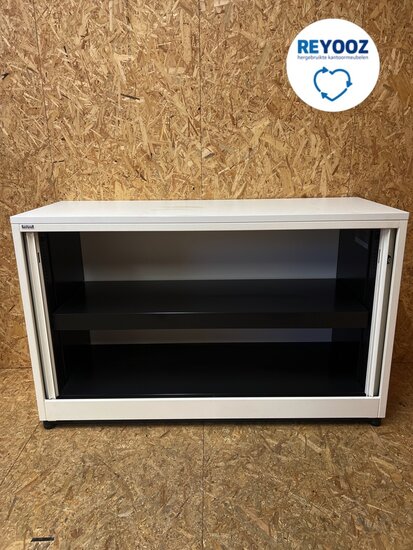 Ahrend roldeurkast - 74x120x45cm - wit