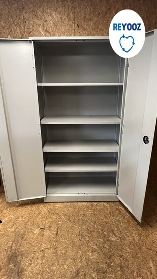 Ahrend kast lichtgrijs  - 195cm hoog