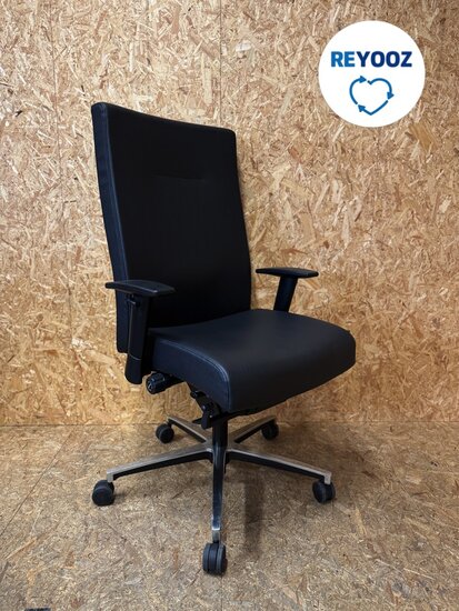 Bureaustoel Manager XL - zwart kunstleer