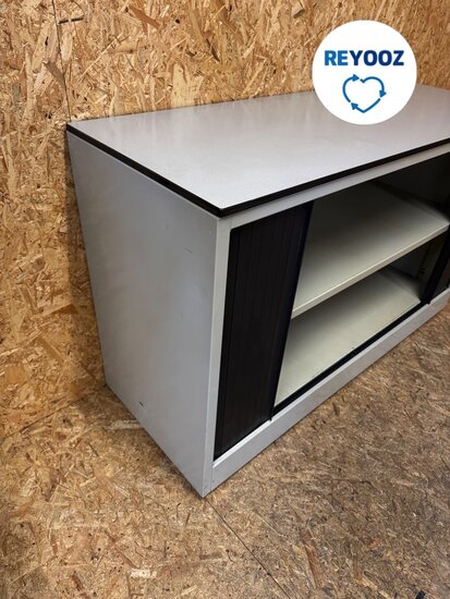 Ahrend roldeurkast - 74x120x45cm - lichtgrijs