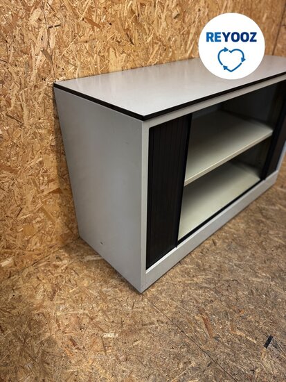 Ahrend roldeurkast - 74x120x45cm - lichtgrijs