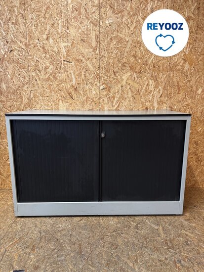 Ahrend roldeurkast - 74x120x45cm - lichtgrijs