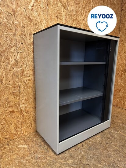Ahrend roldeurkast - 110x80x45cm - lichtgrijs