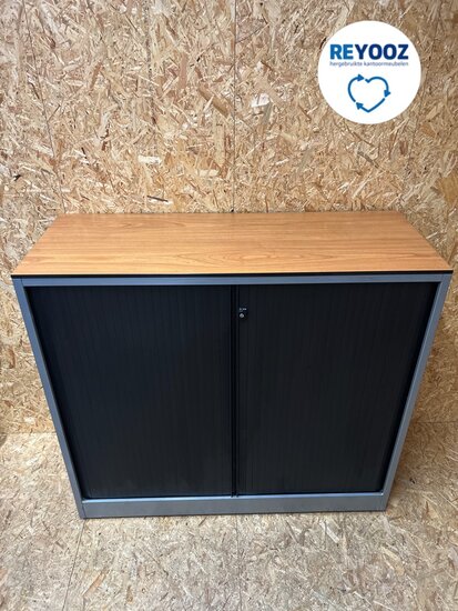 Ahrend roldeurkast - 120x120x45cm - zilvergrijs