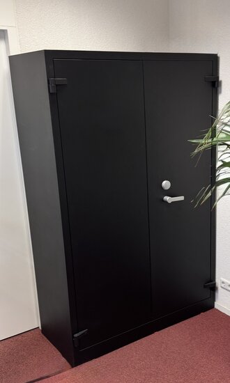 Brandwerende kast zwart