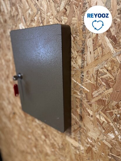 Sleutelkast 34cm metaal met sleutel