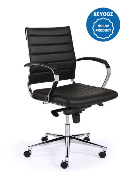 Design vergaderstoel Magine 600PUZ - zwart - medium rug