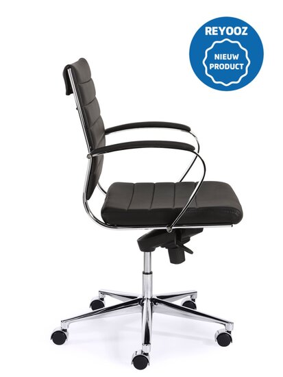 Design vergaderstoel Magine 600PUZ - zwart - medium rug
