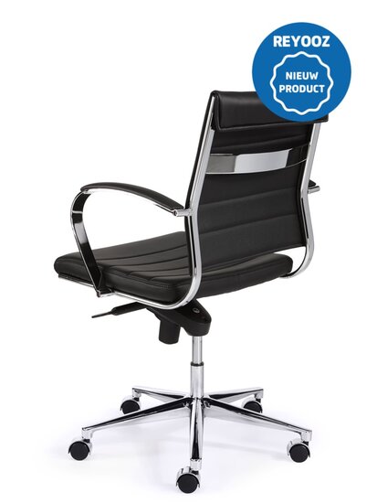 Design vergaderstoel Magine 600PUZ - zwart - medium rug