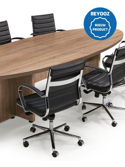 Design vergaderstoel Magine 600PUZ - zwart - medium rug