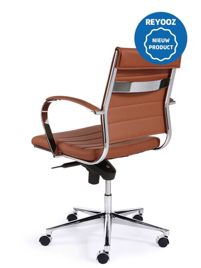 Design vergaderstoel Magine 600PUZ - bruin - medium rug