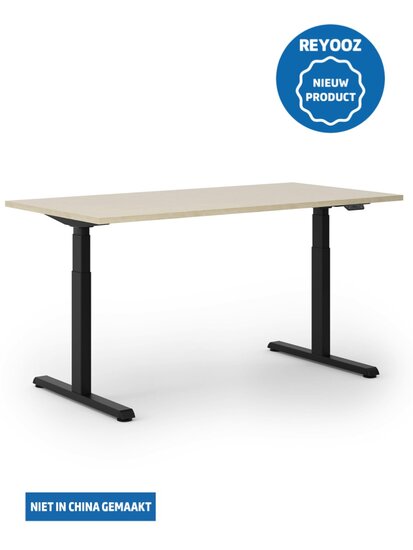 Zwart Actiforce Steelforce 1050 laag-hoog bureau of zit-sta bureau