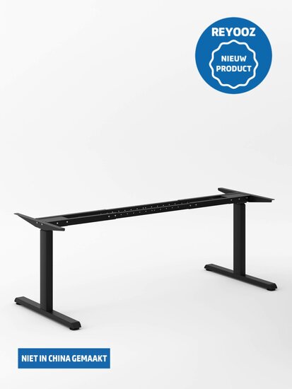 Zwart Actiforce Steelforce 1050 laag-hoog bureau of zit-sta bureau