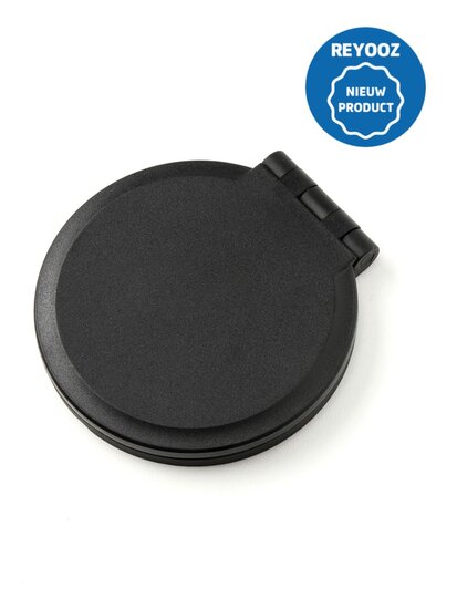 Universele inbouw powerbox met draadloze oplader - 80mm - zwart - 1x 220v - 2x USB-A - 1x USB-C - nieuw