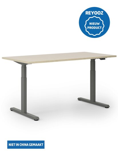 Antraciet Actiforce Steelforce 1050 laag-hoog bureau of zit-sta bureau
