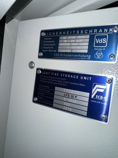 Sistec TSF 1912 inbraak- en brandwerende documentenkluis