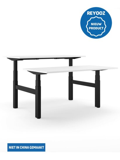 Zwart Actiforce 670 laag-hoog duo bureau of zit-sta duo bureau