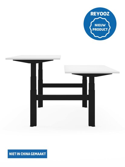 Zwart Actiforce 670 laag-hoog duo bureau of zit-sta duo bureau
