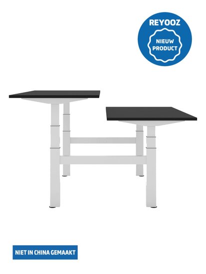 Wit Actiforce 670 duo zit-sta bureau of laag-hoog bureau