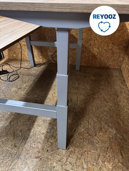 Actiforce 470 SLS duo zit-sta bureau - zilvergrijs