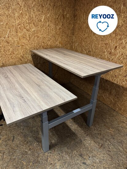 Actiforce 470 SLS duo zit-sta bureau - zilvergrijs