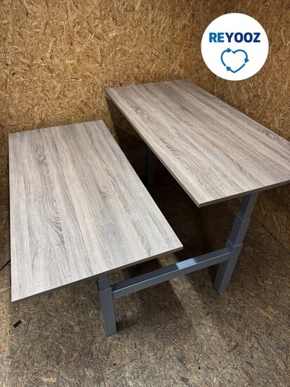 Actiforce 470 SLS duo zit-sta bureau - zilvergrijs