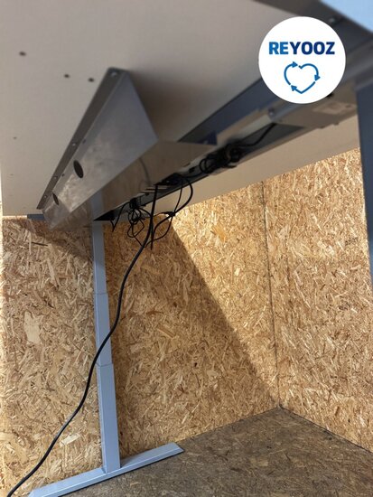 Actiforce 470 SLS zit-sta bureau - zilvergrijs