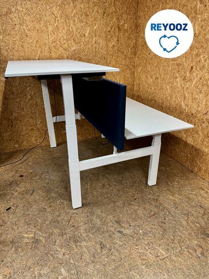 Ahrend Balance duo zit-sta bureau - wit