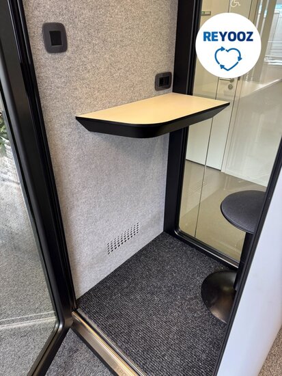 BUSYPOD - grijs - akoestische ruimte - belcel - circulaire bel cel