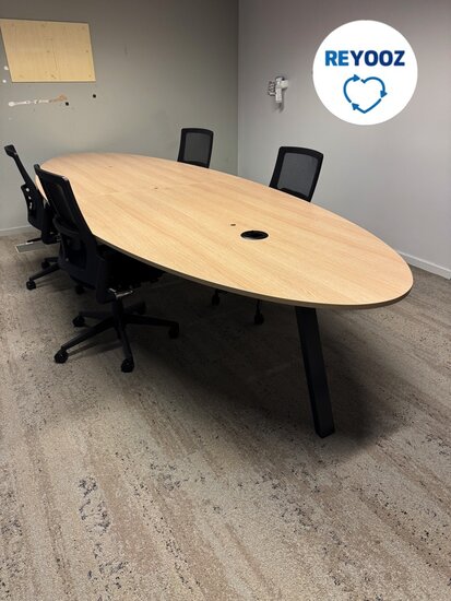 Ahrend Balance vergadertafel - 400x140 eiken
