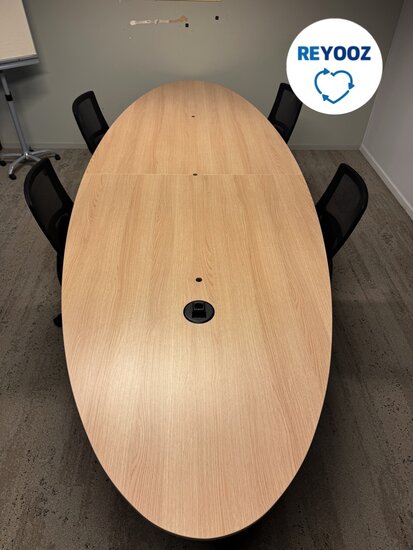 Ahrend Balance vergadertafel - 400x140 eiken