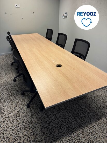 Ahrend Balance vergadertafel - 360x100 eiken