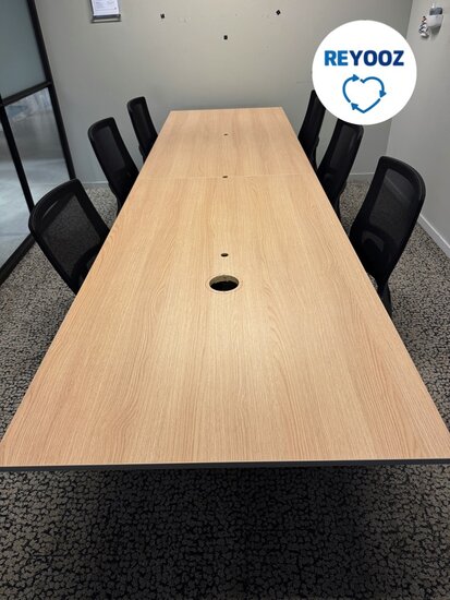Ahrend Balance vergadertafel - 360x100 eiken