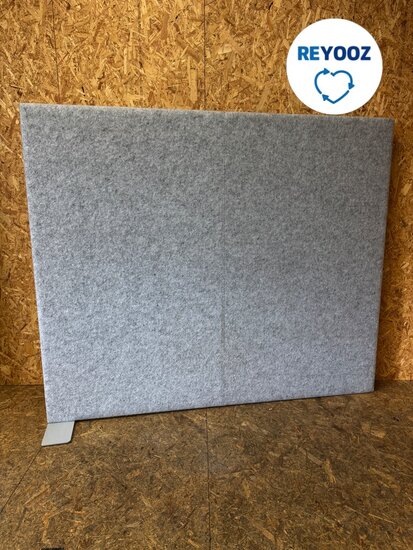 Tweedehands akoestisch staand paneel 160x120cm grijs