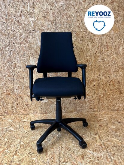 Tweedehands BMA Axia Office zwart met hoge rug
