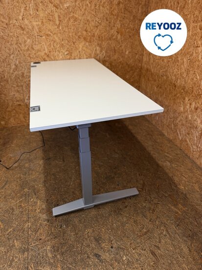 Konig-Neurath zit-sta bureau - 160x80 - zilvergrijs