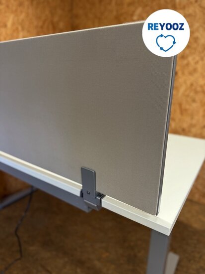 Konig-Neurath zit-sta bureau - 160x80 - zilvergrijs