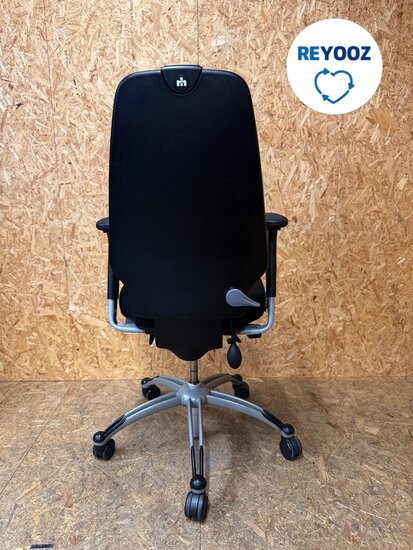 RH Logic 400 - ergonomische bureaustoel - zwart - tweedehands