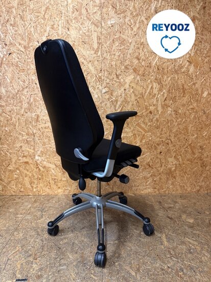 RH Logic 400 - ergonomische bureaustoel - zwart - tweedehands
