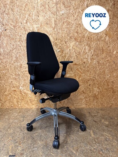 RH Logic 400 - ergonomische bureaustoel - zwart - tweedehands
