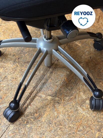 RH Logic 400 - ergonomische bureaustoel - zwart - tweedehands