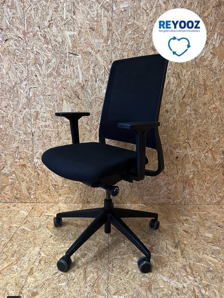 Bureaustoel Gispen Zinn Smart - zwart - re-use Bureaustoel Gispen Zinn Smart - zwart - re-use