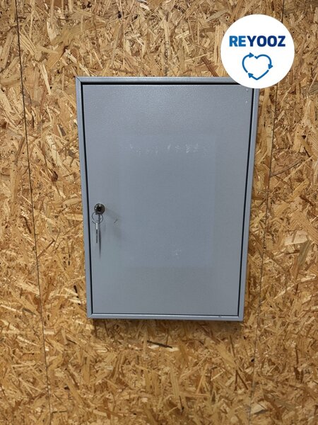 Sleutelkast - 55x38x9cm - lichtgrijs