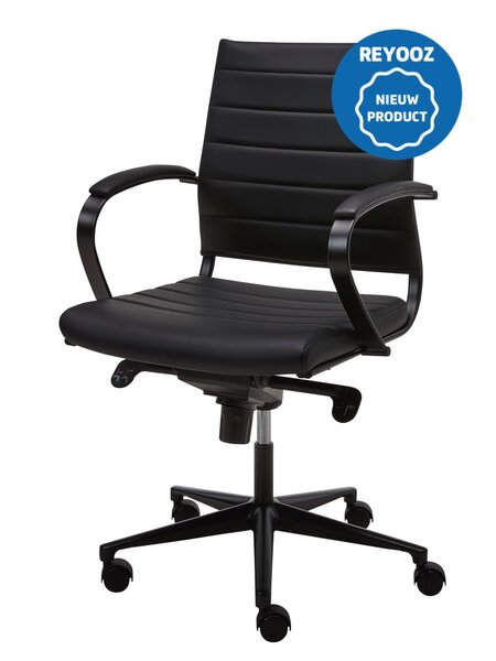 Magore design conference chair - black - black frame - new