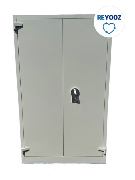 Sistec brandwerende inbraak kluis - TSF1912 - 195x120x55cm - lichtgrijs