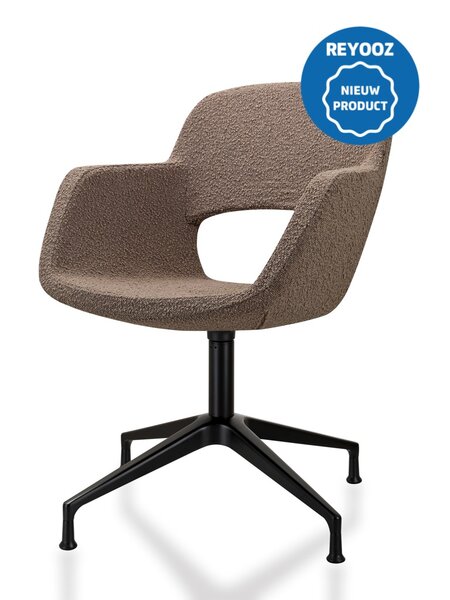 Vergaderstoel Adore - bruin - nieuw